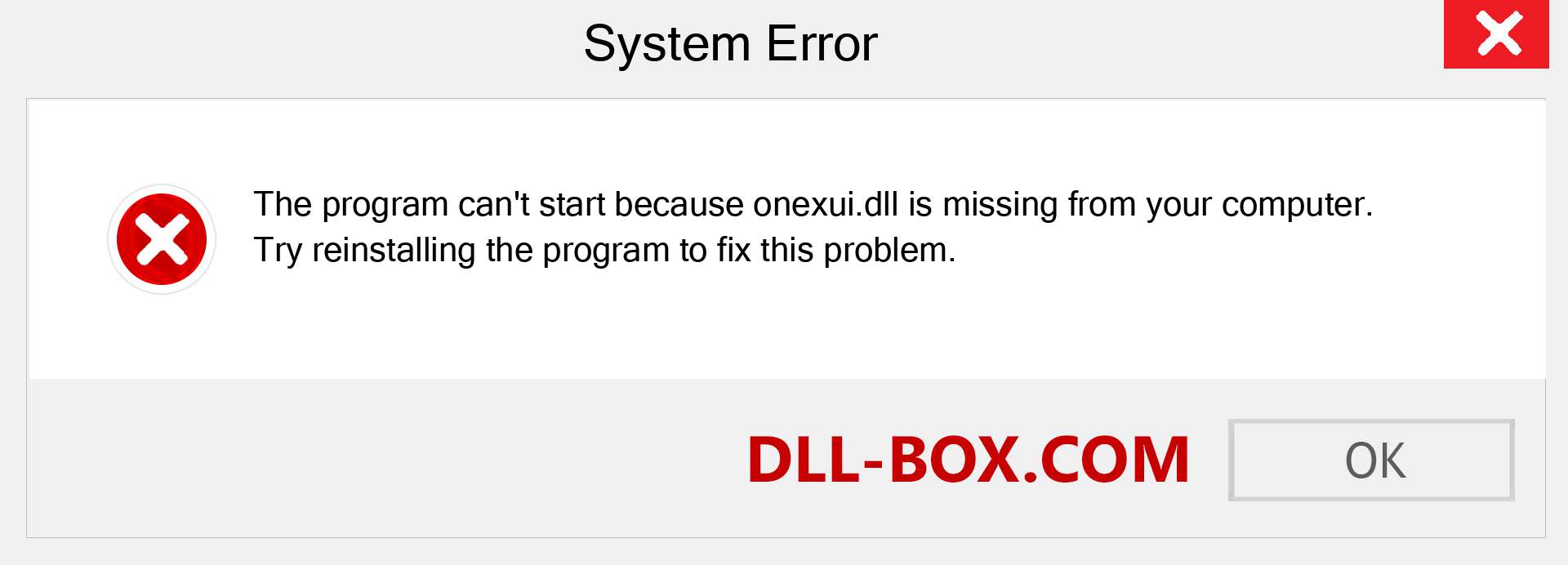  onexui.dll file is missing?. Download for Windows 7, 8, 10 - Fix  onexui dll Missing Error on Windows, photos, images